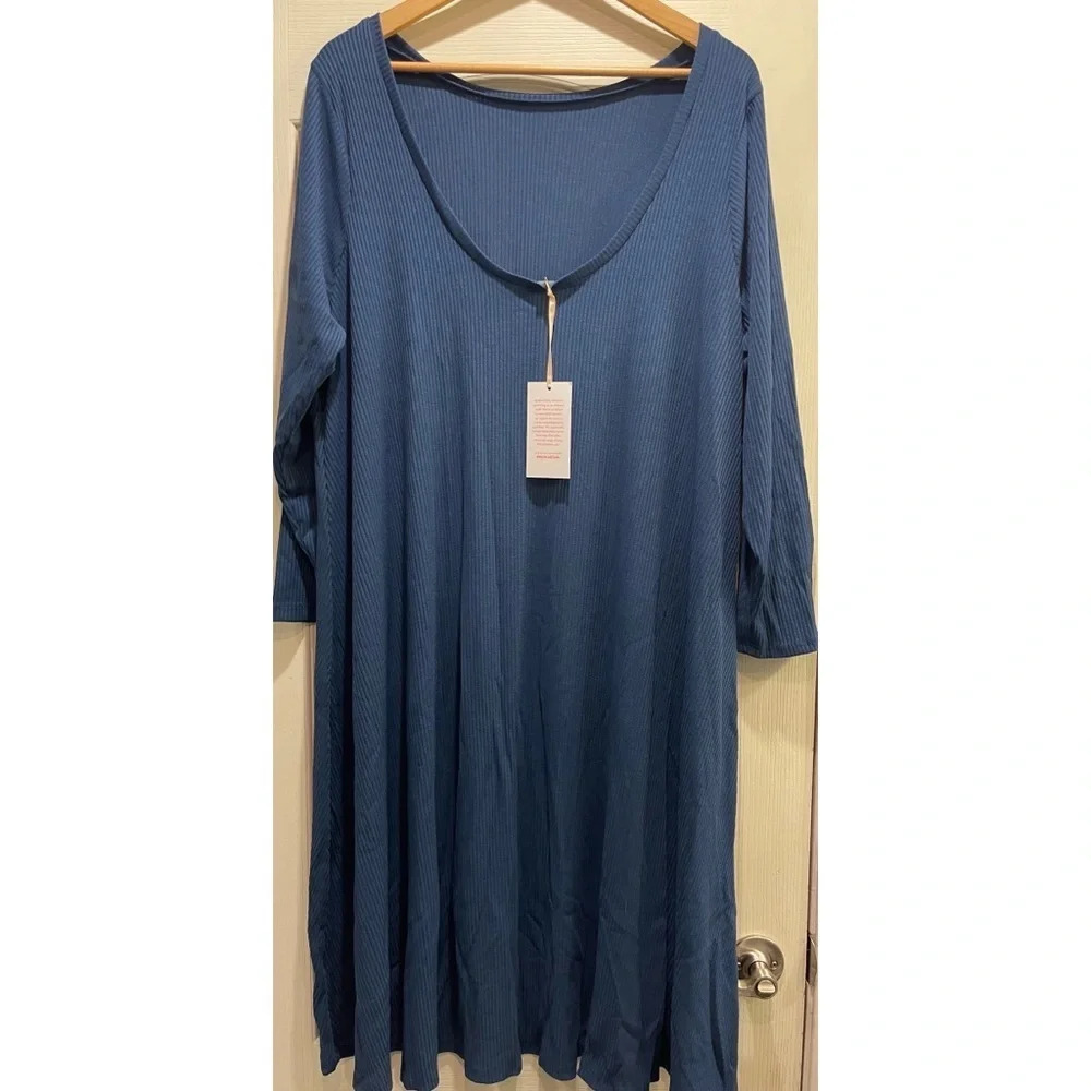 MODCLOTH Sweet Simplicity Long Sleeve Midi Dress, Size Small and Plus (4X), NWT - Picture 4 of 9